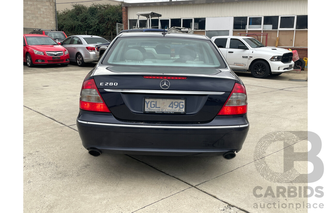 5/2009 Mercedes-Benz E280 Elegance 211 MY07 UPGRADE 4d Sedan Black 3.0L