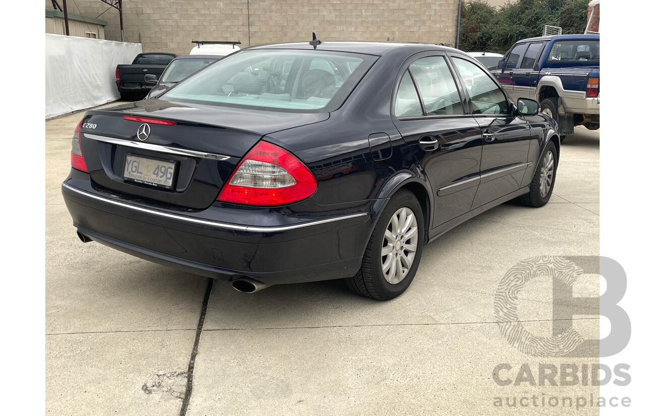 5/2009 Mercedes-Benz E280 Elegance 211 MY07 UPGRADE 4d Sedan Black 3.0L