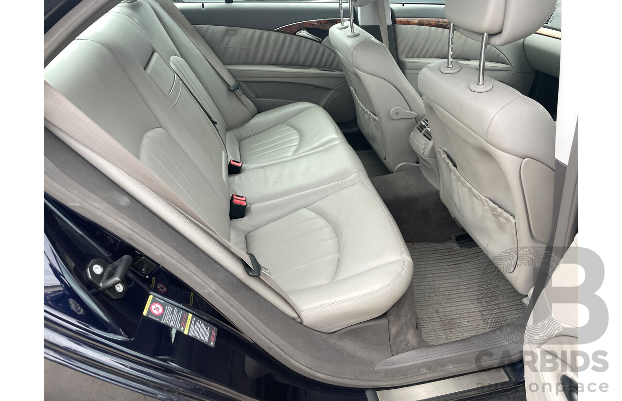 5/2009 Mercedes-Benz E280 Elegance 211 MY07 UPGRADE 4d Sedan Black 3.0L
