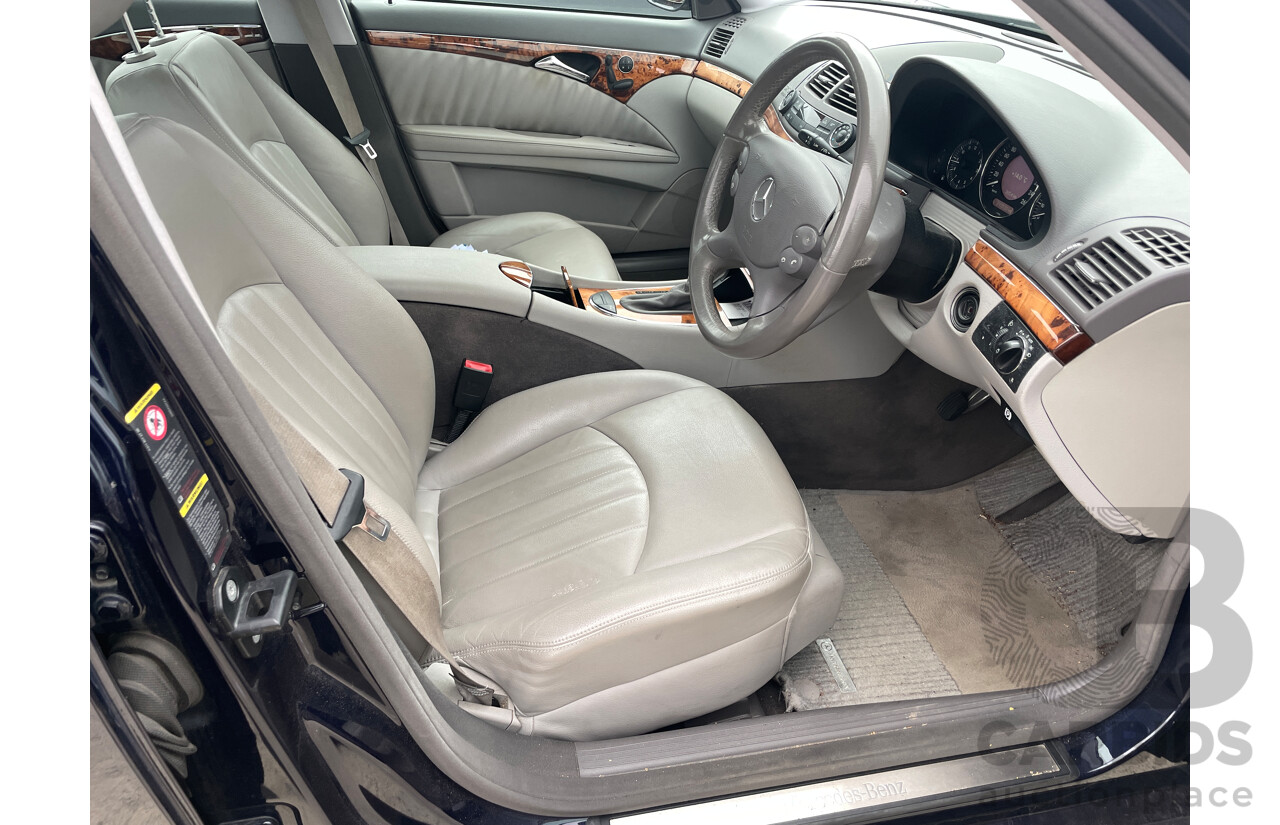 5/2009 Mercedes-Benz E280 Elegance 211 MY07 UPGRADE 4d Sedan Black 3.0L