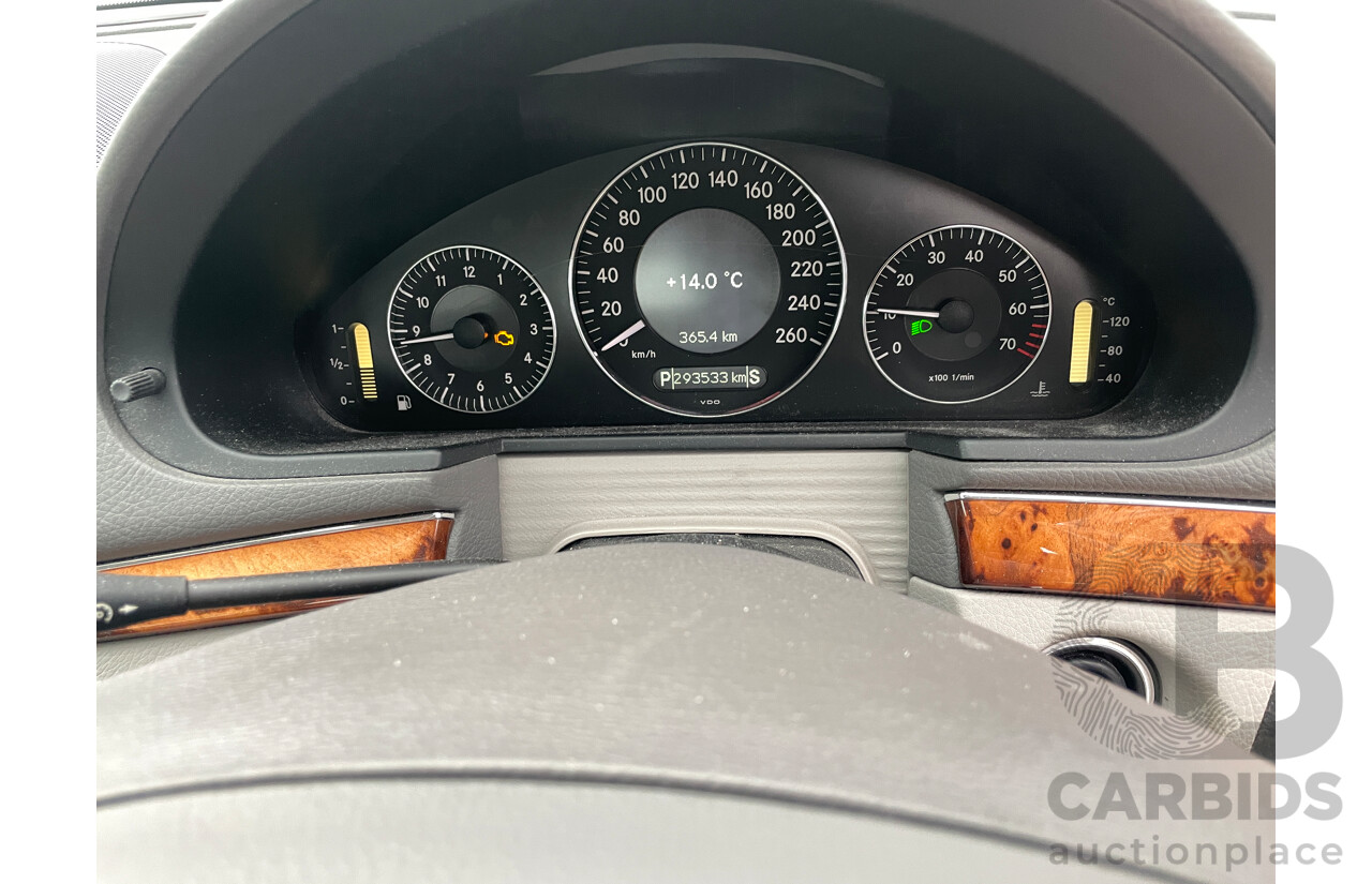 5/2009 Mercedes-Benz E280 Elegance 211 MY07 UPGRADE 4d Sedan Black 3.0L