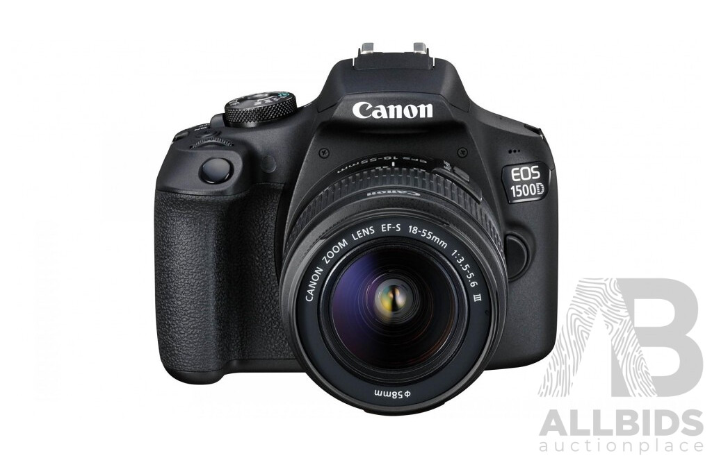 Canon EOS 1500D Digital SLR Camera and Lens - ORP $879