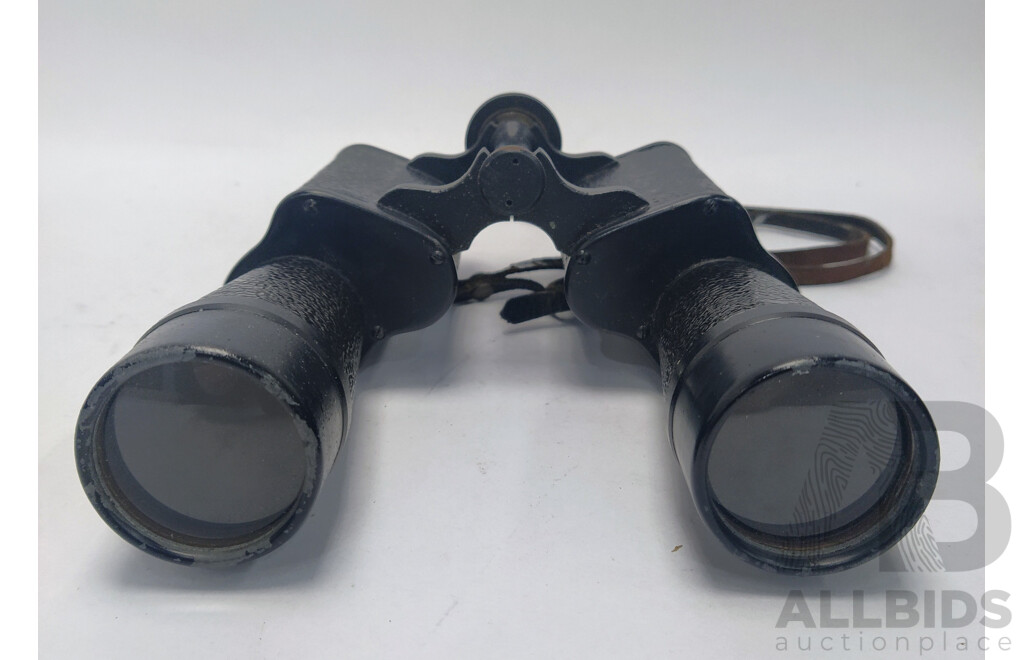 Dollond and Aitchison Levista Wide Angle X 25 Binoculars with Tan Leather Case