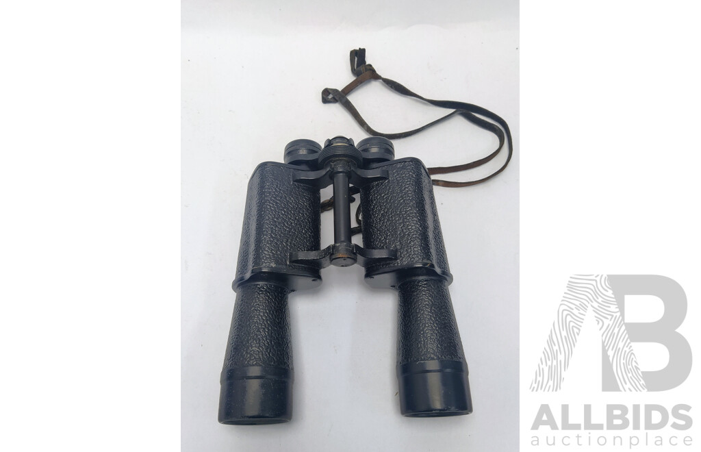Dollond and Aitchison Levista Wide Angle X 25 Binoculars with Tan Leather Case