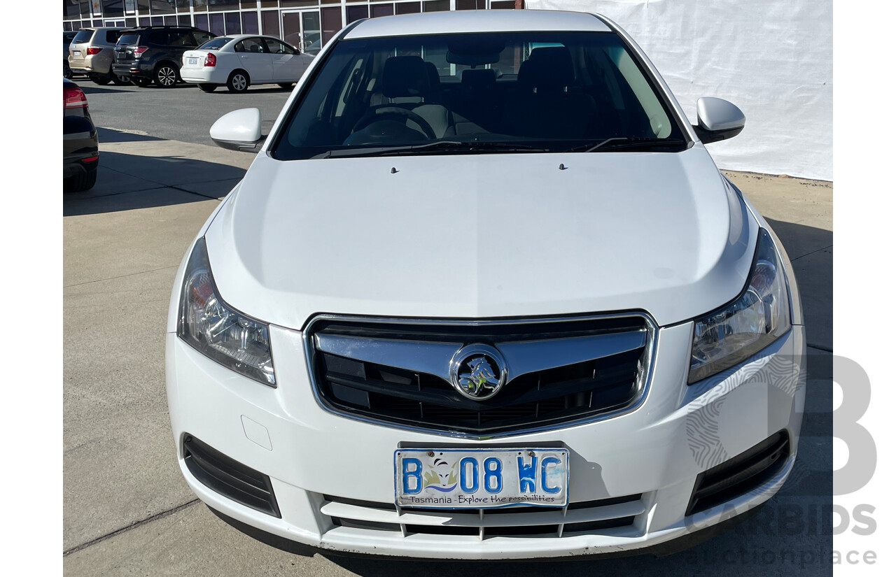 8/2010 Holden Cruze CD JG 4d Sedan White 1.8L