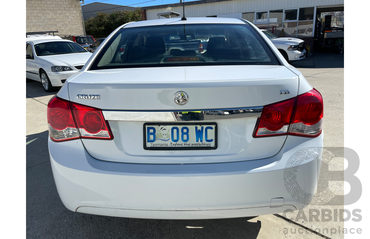 8/2010 Holden Cruze CD JG 4d Sedan White 1.8L