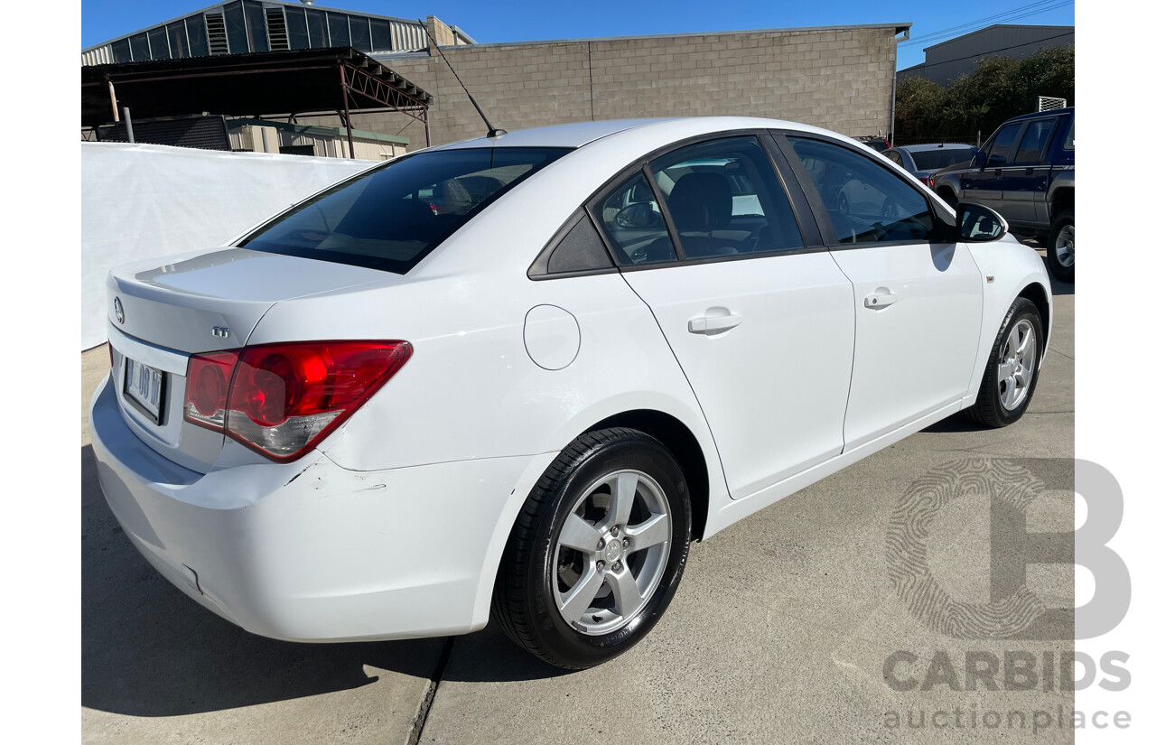 8/2010 Holden Cruze CD JG 4d Sedan White 1.8L