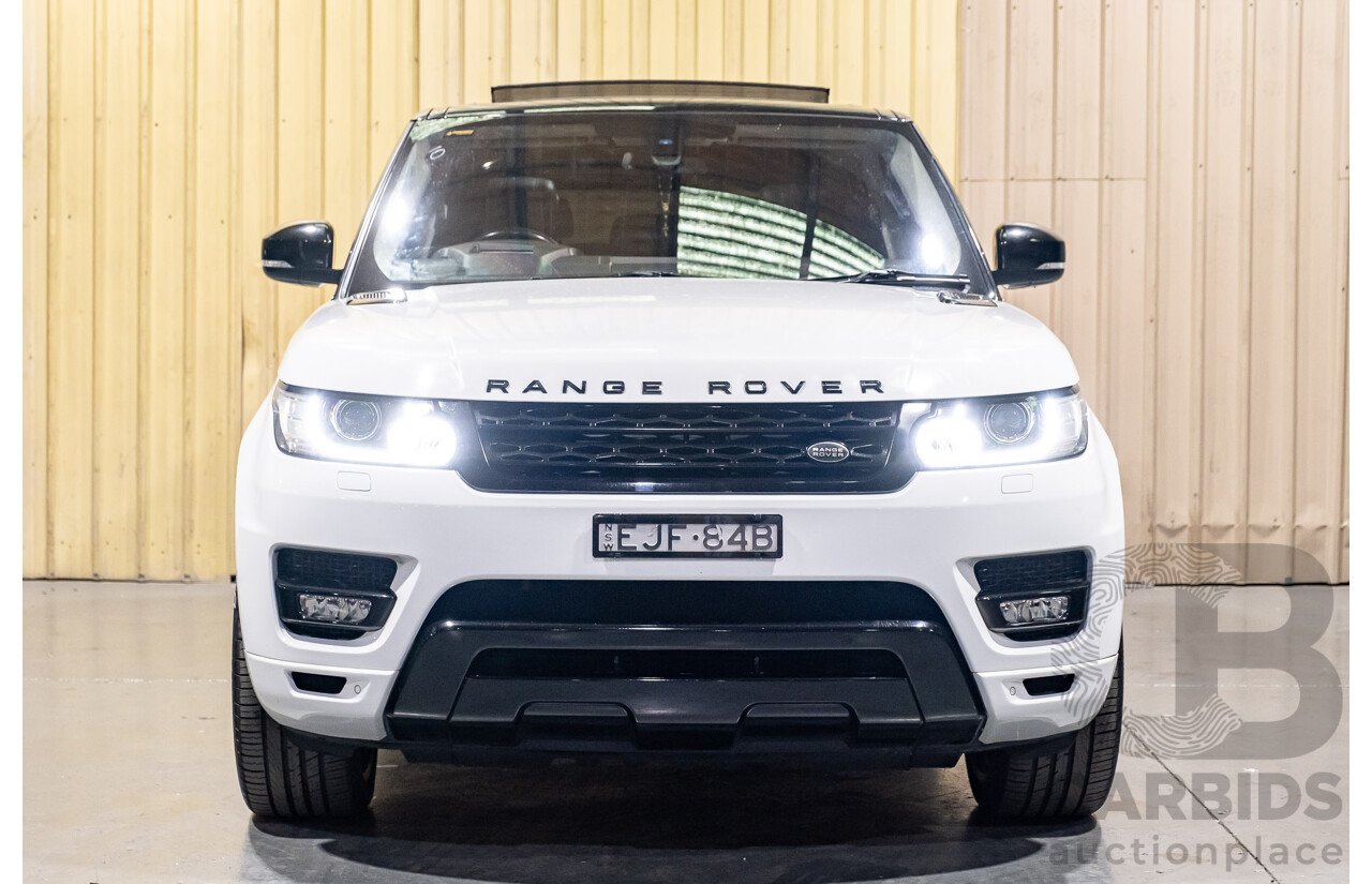 1/2015 Land Rover Range Rover Sport SDV8 HSE LW MY15 4d Wagon White V8 Turbo Diesel 4.4L
