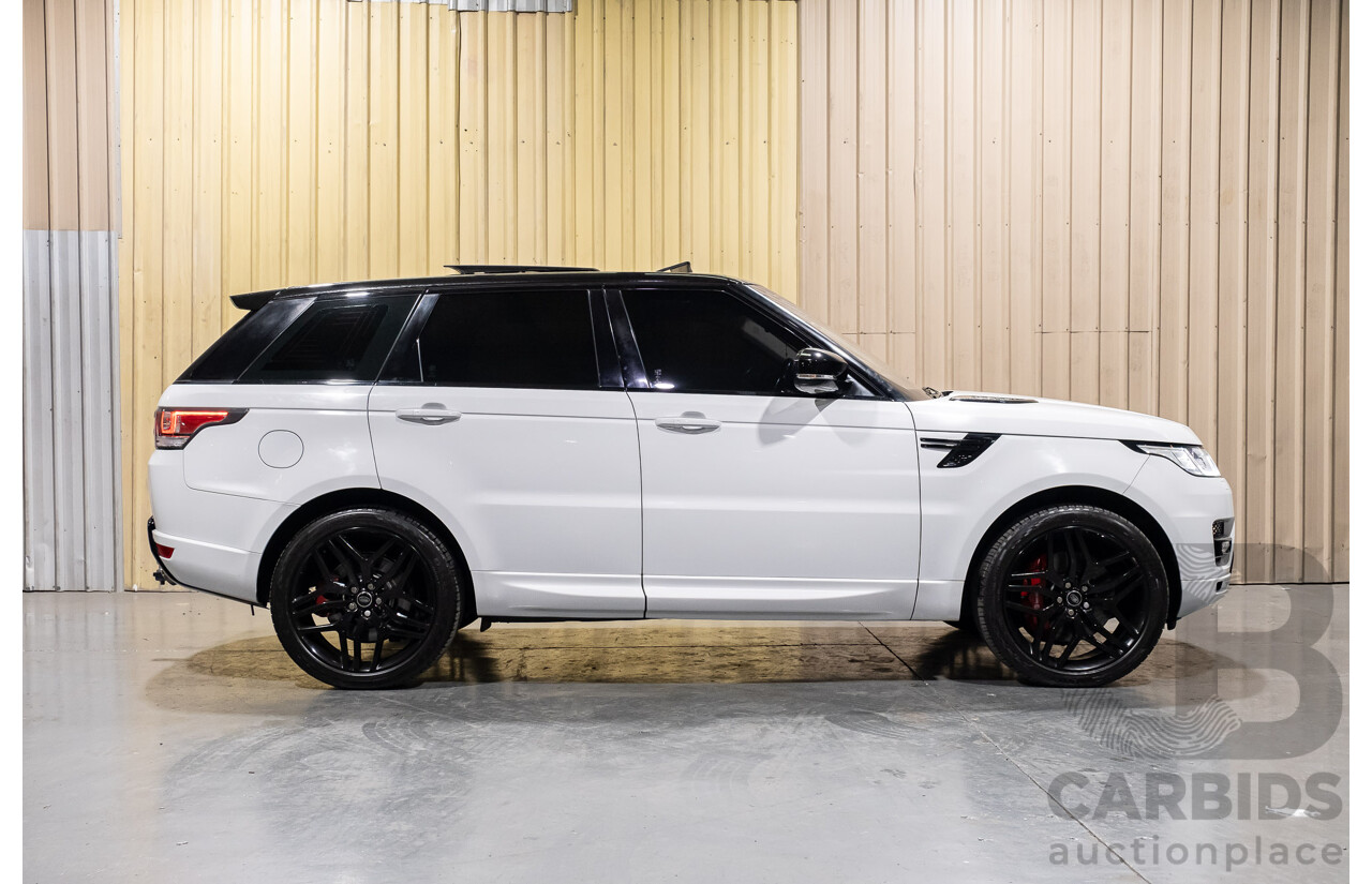 1/2015 Land Rover Range Rover Sport SDV8 HSE LW MY15 4d Wagon White V8 Turbo Diesel 4.4L