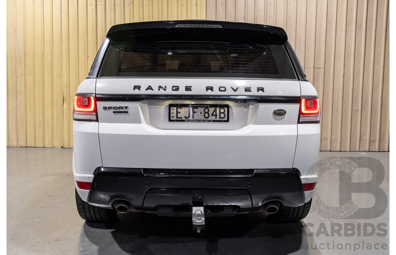 1/2015 Land Rover Range Rover Sport SDV8 HSE LW MY15 4d Wagon White V8 Turbo Diesel 4.4L