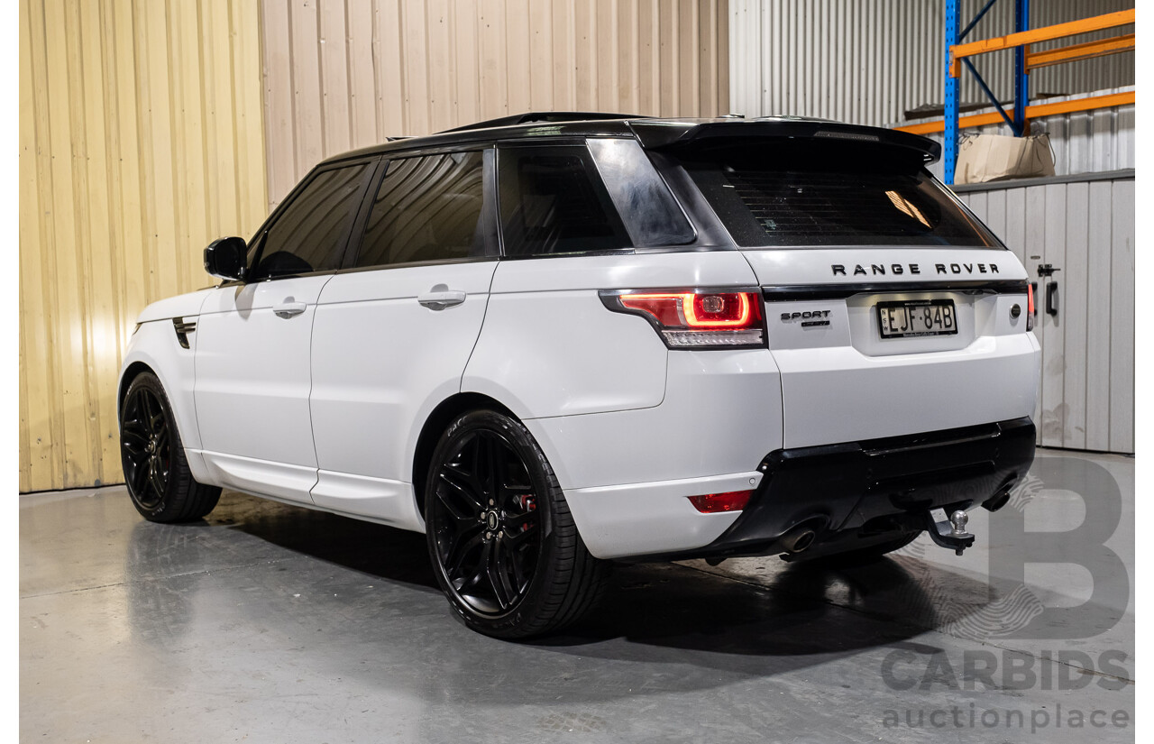 1/2015 Land Rover Range Rover Sport SDV8 HSE LW MY15 4d Wagon White V8 Turbo Diesel 4.4L
