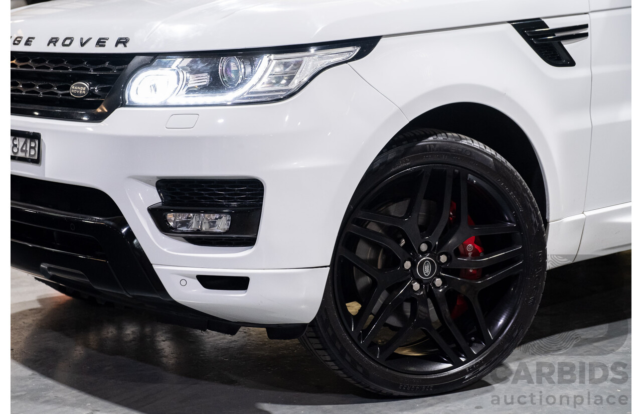 1/2015 Land Rover Range Rover Sport SDV8 HSE LW MY15 4d Wagon White V8 Turbo Diesel 4.4L
