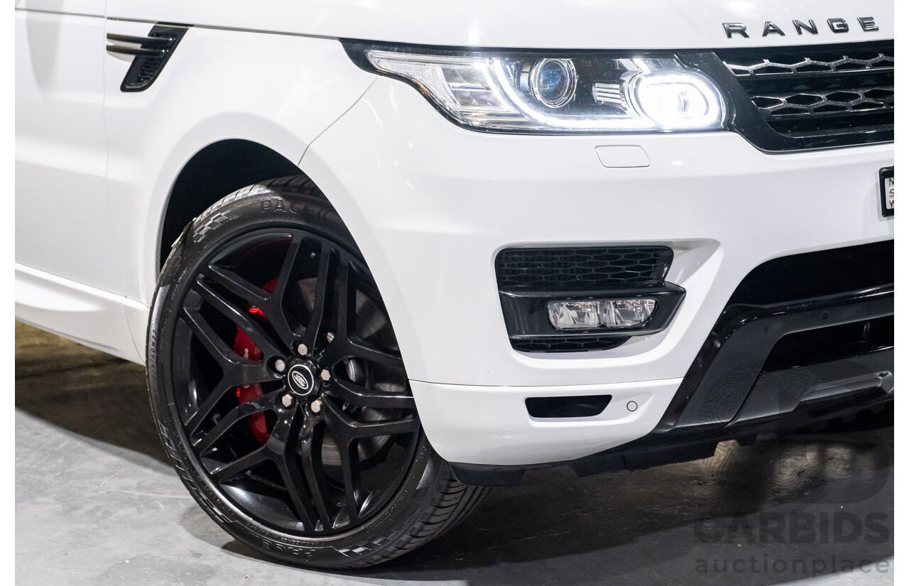 1/2015 Land Rover Range Rover Sport SDV8 HSE LW MY15 4d Wagon White V8 Turbo Diesel 4.4L