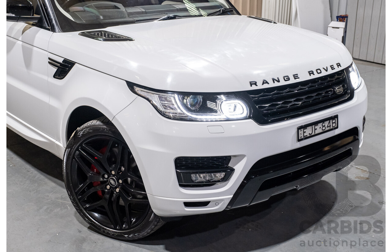 1/2015 Land Rover Range Rover Sport SDV8 HSE LW MY15 4d Wagon White V8 Turbo Diesel 4.4L