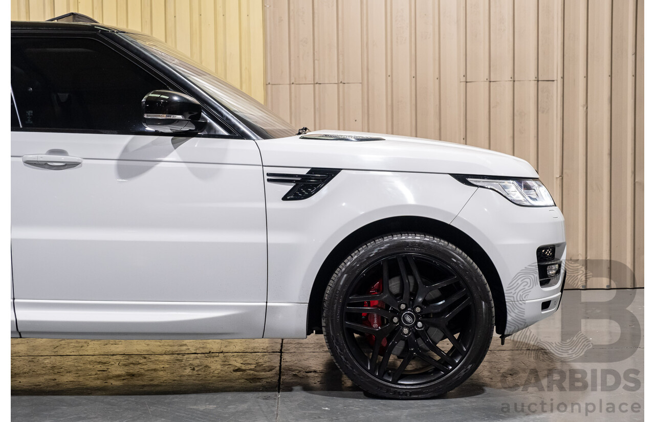1/2015 Land Rover Range Rover Sport SDV8 HSE LW MY15 4d Wagon White V8 Turbo Diesel 4.4L