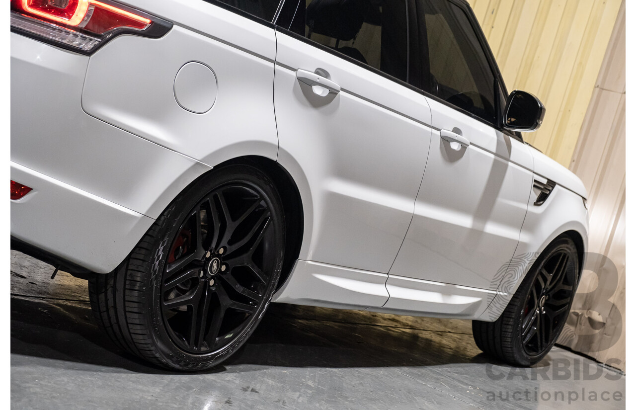 1/2015 Land Rover Range Rover Sport SDV8 HSE LW MY15 4d Wagon White V8 Turbo Diesel 4.4L