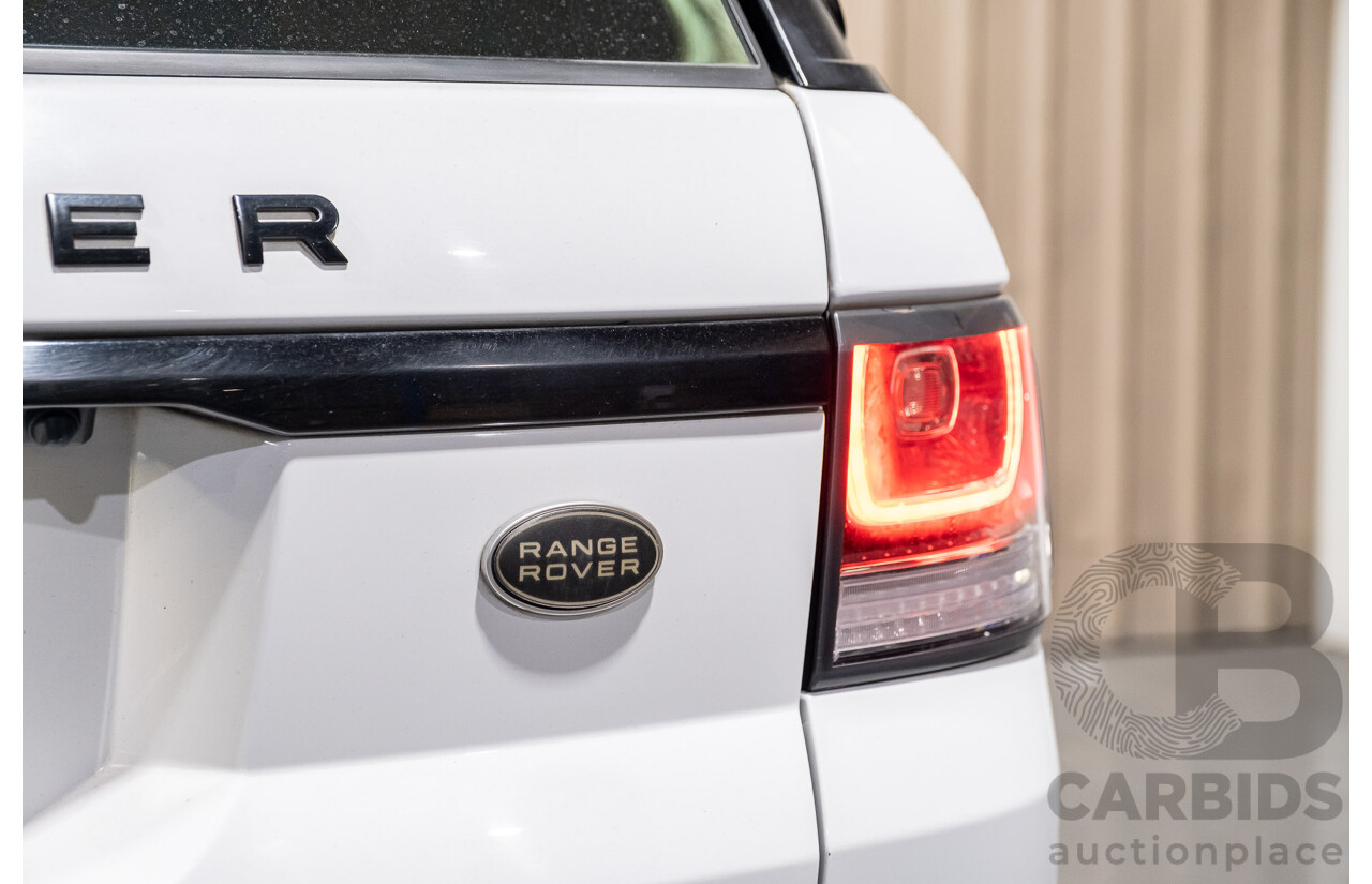 1/2015 Land Rover Range Rover Sport SDV8 HSE LW MY15 4d Wagon White V8 Turbo Diesel 4.4L
