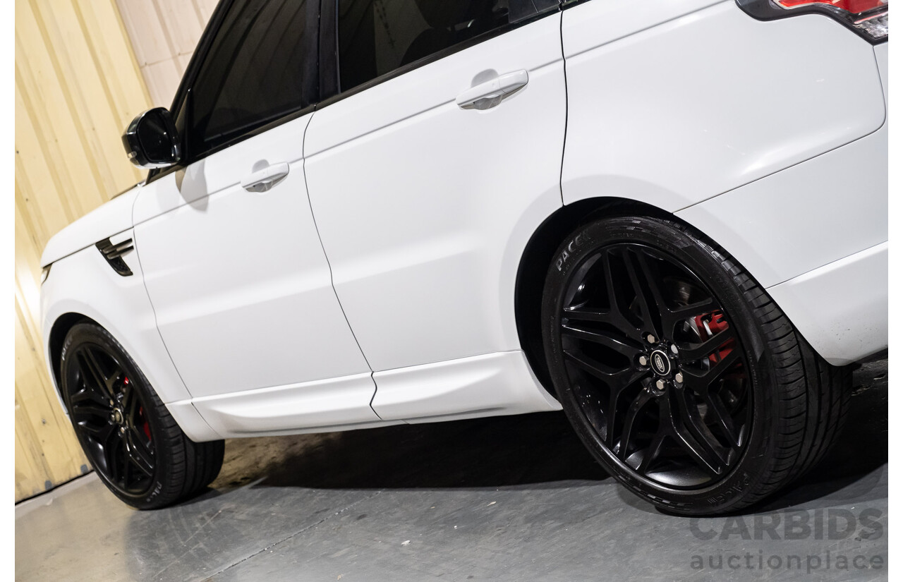 1/2015 Land Rover Range Rover Sport SDV8 HSE LW MY15 4d Wagon White V8 Turbo Diesel 4.4L
