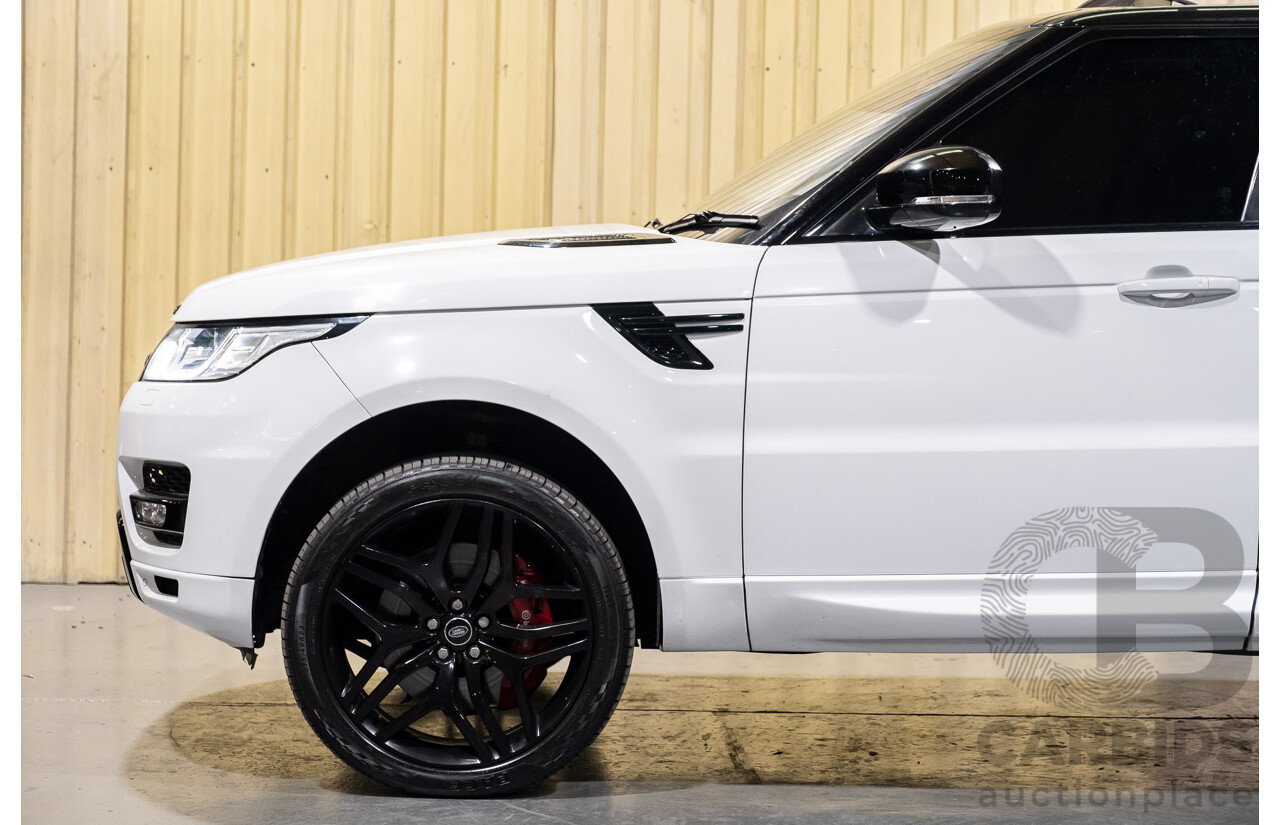 1/2015 Land Rover Range Rover Sport SDV8 HSE LW MY15 4d Wagon White V8 Turbo Diesel 4.4L