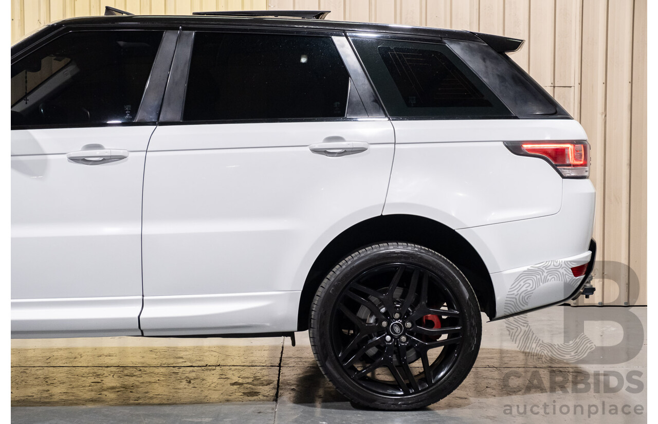 1/2015 Land Rover Range Rover Sport SDV8 HSE LW MY15 4d Wagon White V8 Turbo Diesel 4.4L