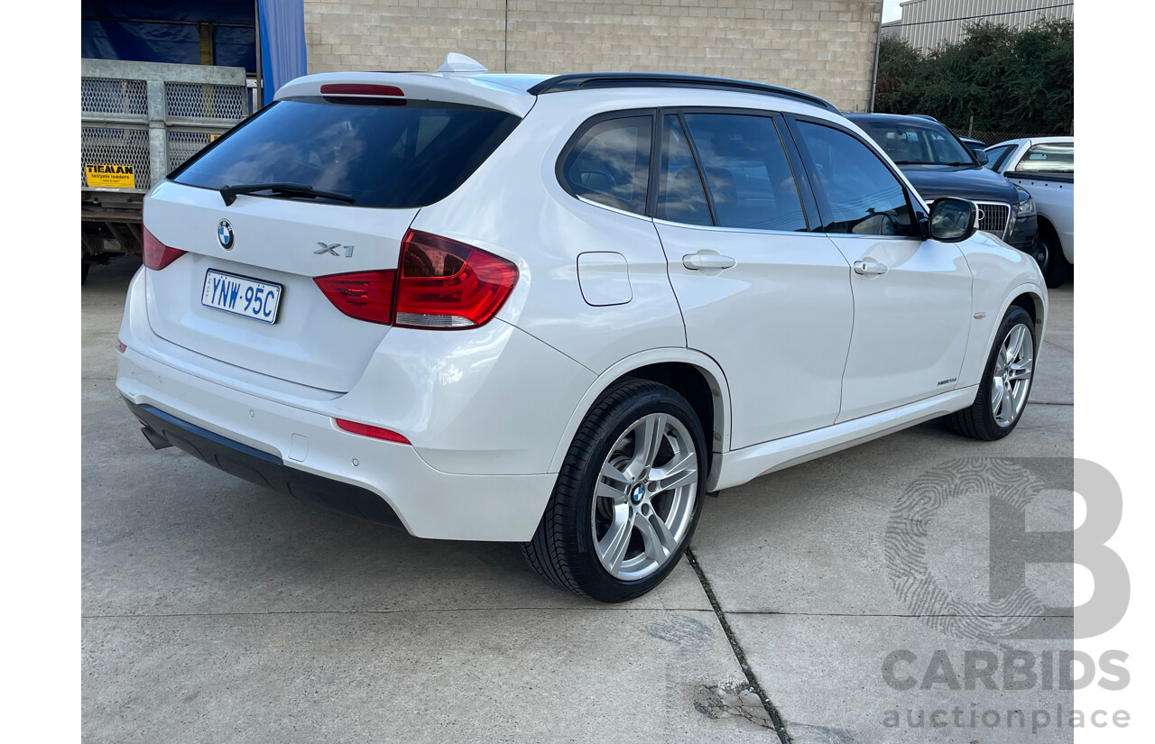 5/2012 BMW X1 Xdrive 20d E84 MY11 4d Wagon White 2.0L