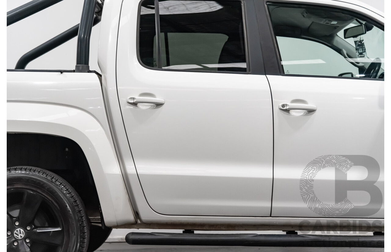 11/2014 Volkswagen Amarok Tdi400 (4x4) 2H Dual Cab Utility White 2.0L Turbo Diesel