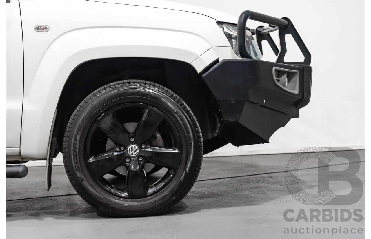 11/2014 Volkswagen Amarok Tdi400 (4x4) 2H Dual Cab Utility White 2.0L Turbo Diesel