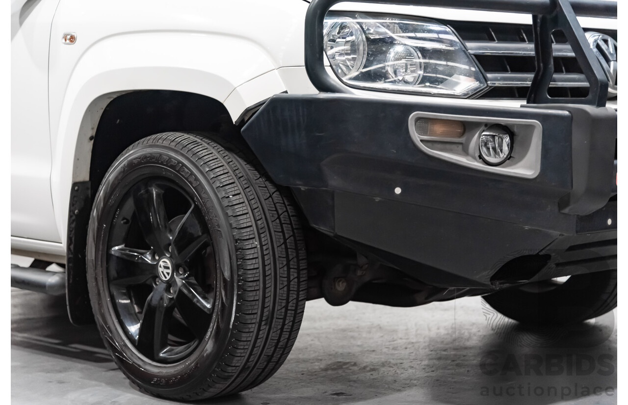 11/2014 Volkswagen Amarok Tdi400 (4x4) 2H Dual Cab Utility White 2.0L Turbo Diesel