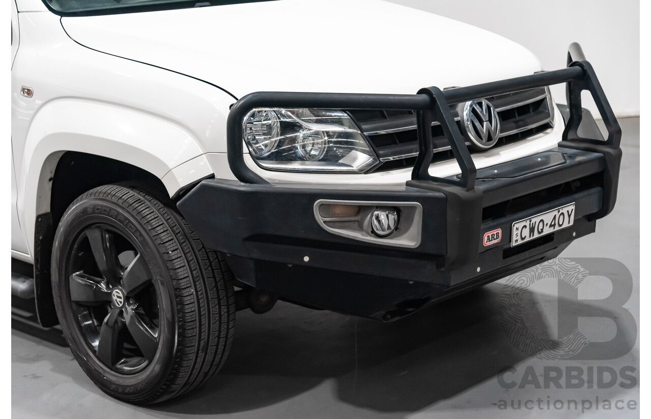 11/2014 Volkswagen Amarok Tdi400 (4x4) 2H Dual Cab Utility White 2.0L Turbo Diesel