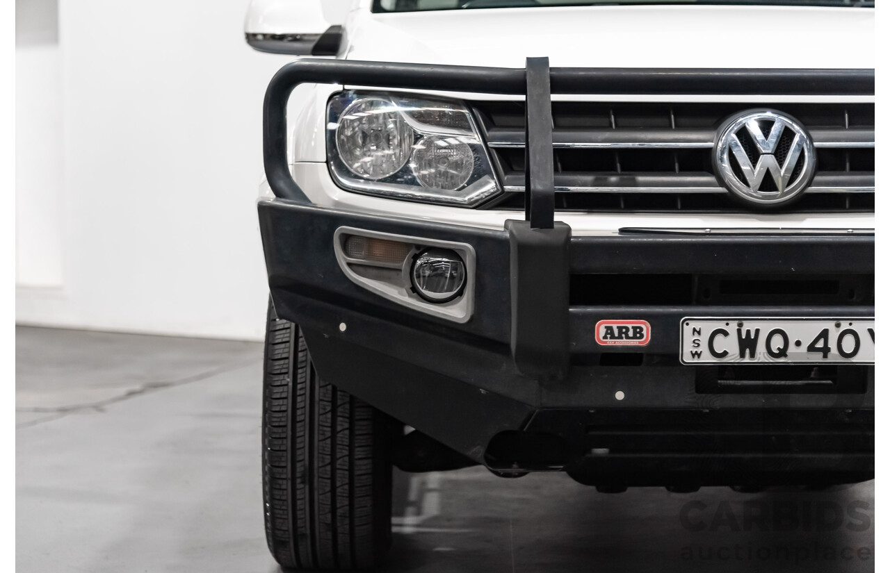 11/2014 Volkswagen Amarok Tdi400 (4x4) 2H Dual Cab Utility White 2.0L Turbo Diesel