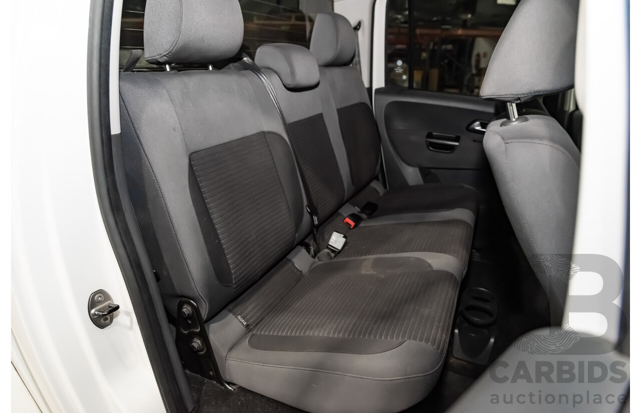 11/2014 Volkswagen Amarok Tdi400 (4x4) 2H Dual Cab Utility White 2.0L Turbo Diesel
