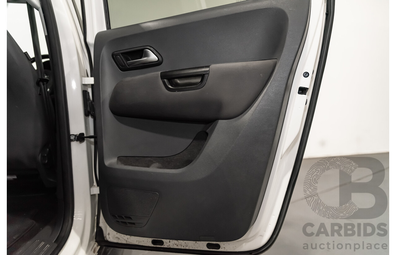11/2014 Volkswagen Amarok Tdi400 (4x4) 2H Dual Cab Utility White 2.0L Turbo Diesel