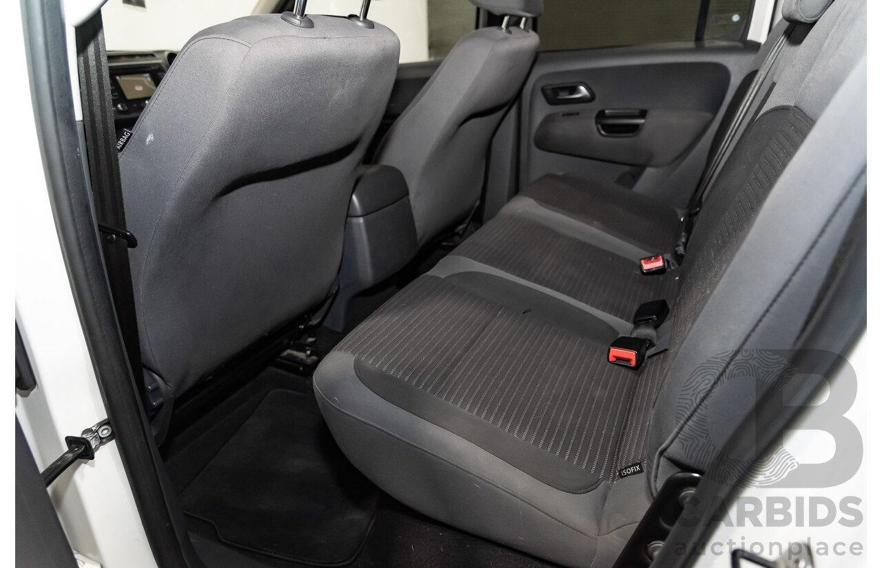 11/2014 Volkswagen Amarok Tdi400 (4x4) 2H Dual Cab Utility White 2.0L Turbo Diesel