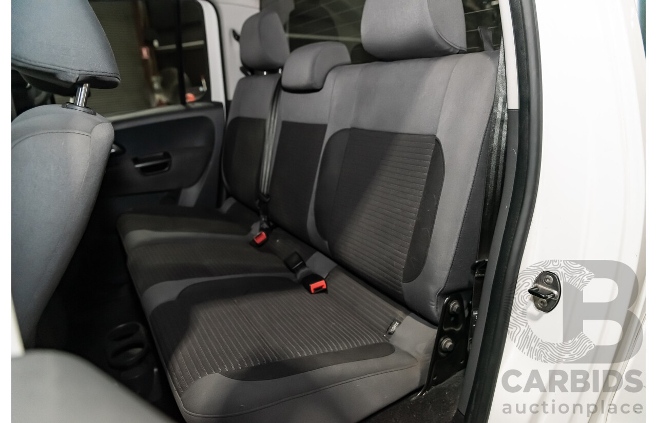 11/2014 Volkswagen Amarok Tdi400 (4x4) 2H Dual Cab Utility White 2.0L Turbo Diesel