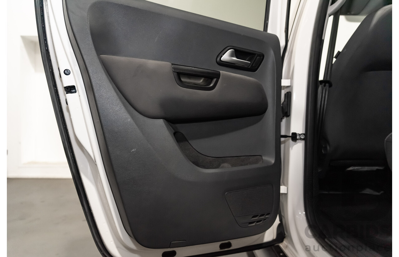 11/2014 Volkswagen Amarok Tdi400 (4x4) 2H Dual Cab Utility White 2.0L Turbo Diesel