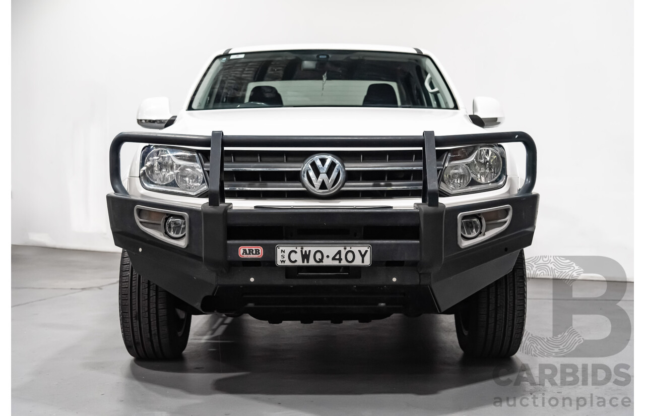 11/2014 Volkswagen Amarok Tdi400 (4x4) 2H Dual Cab Utility White 2.0L Turbo Diesel