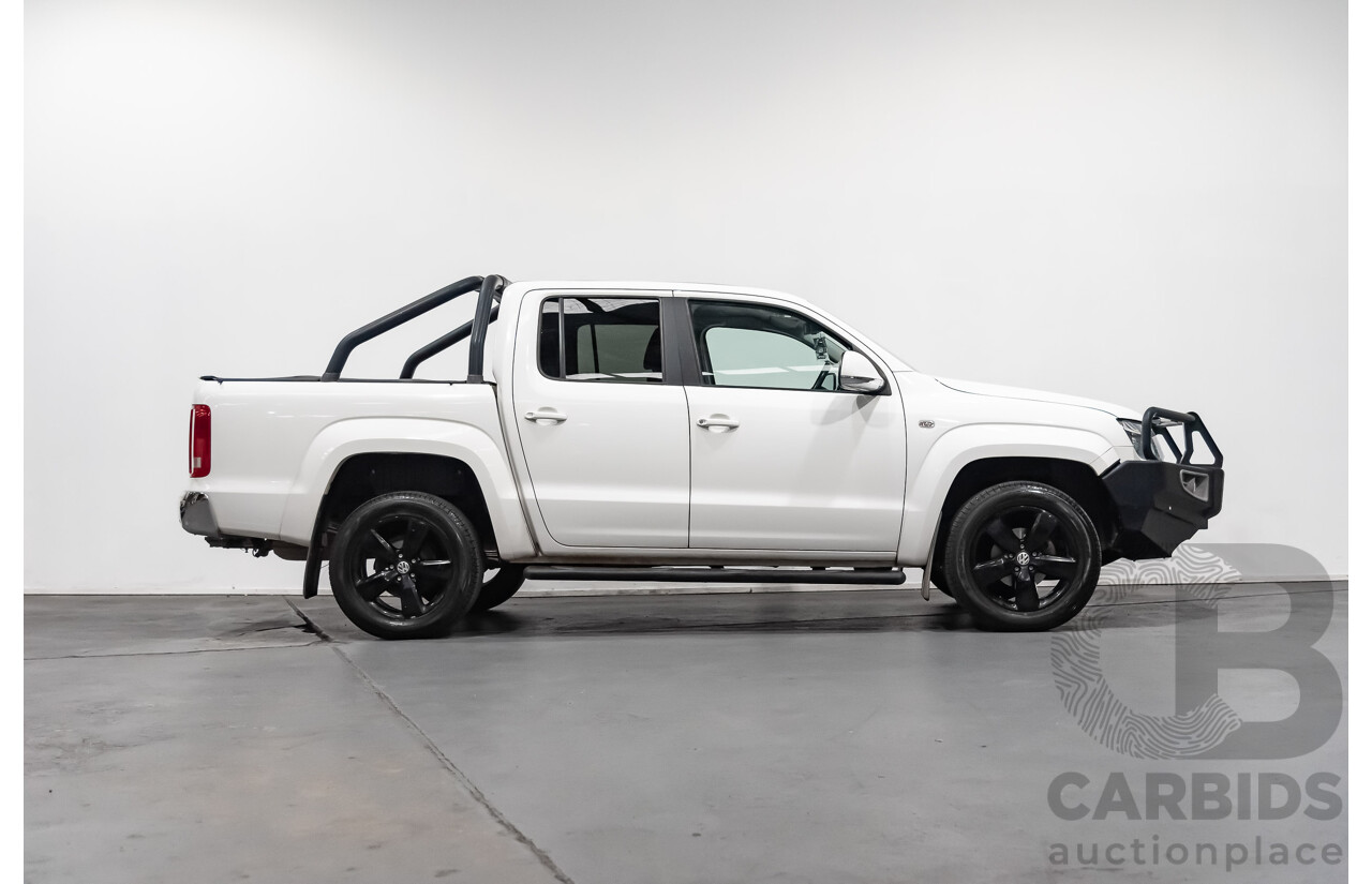 11/2014 Volkswagen Amarok Tdi400 (4x4) 2H Dual Cab Utility White 2.0L Turbo Diesel