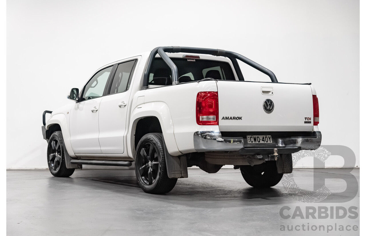 11/2014 Volkswagen Amarok Tdi400 (4x4) 2H Dual Cab Utility White 2.0L Turbo Diesel