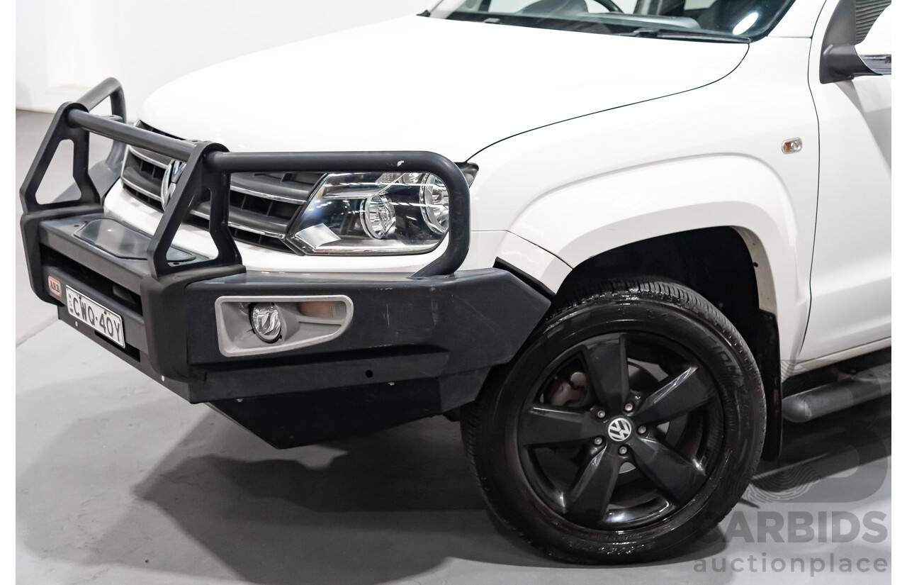 11/2014 Volkswagen Amarok Tdi400 (4x4) 2H Dual Cab Utility White 2.0L Turbo Diesel