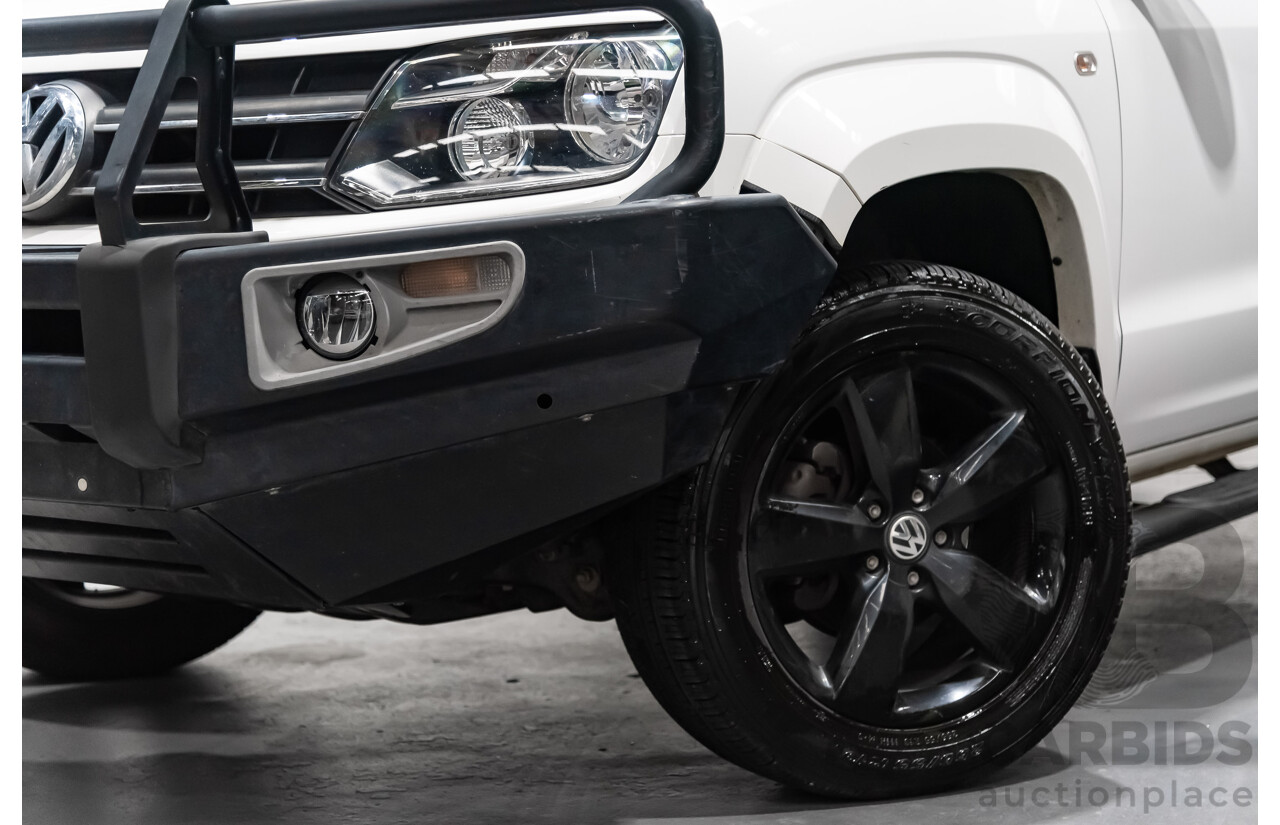 11/2014 Volkswagen Amarok Tdi400 (4x4) 2H Dual Cab Utility White 2.0L Turbo Diesel