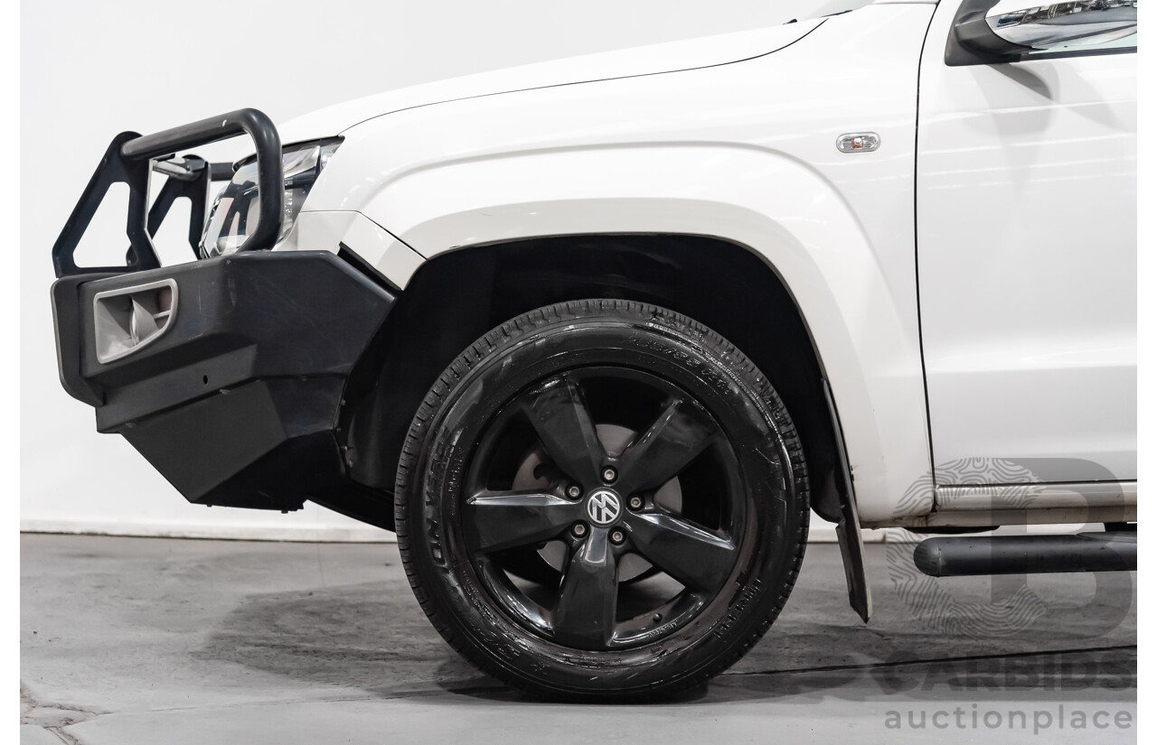 11/2014 Volkswagen Amarok Tdi400 (4x4) 2H Dual Cab Utility White 2.0L Turbo Diesel
