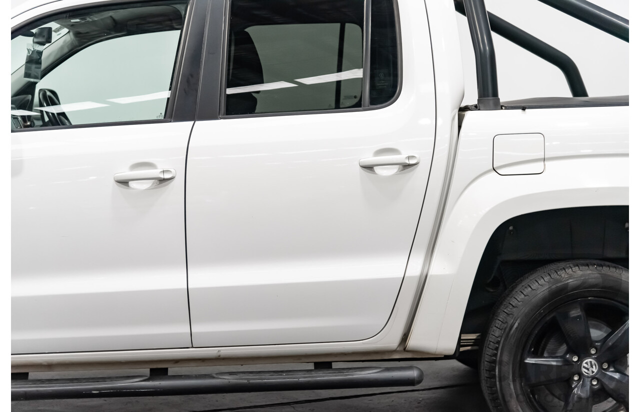 11/2014 Volkswagen Amarok Tdi400 (4x4) 2H Dual Cab Utility White 2.0L Turbo Diesel