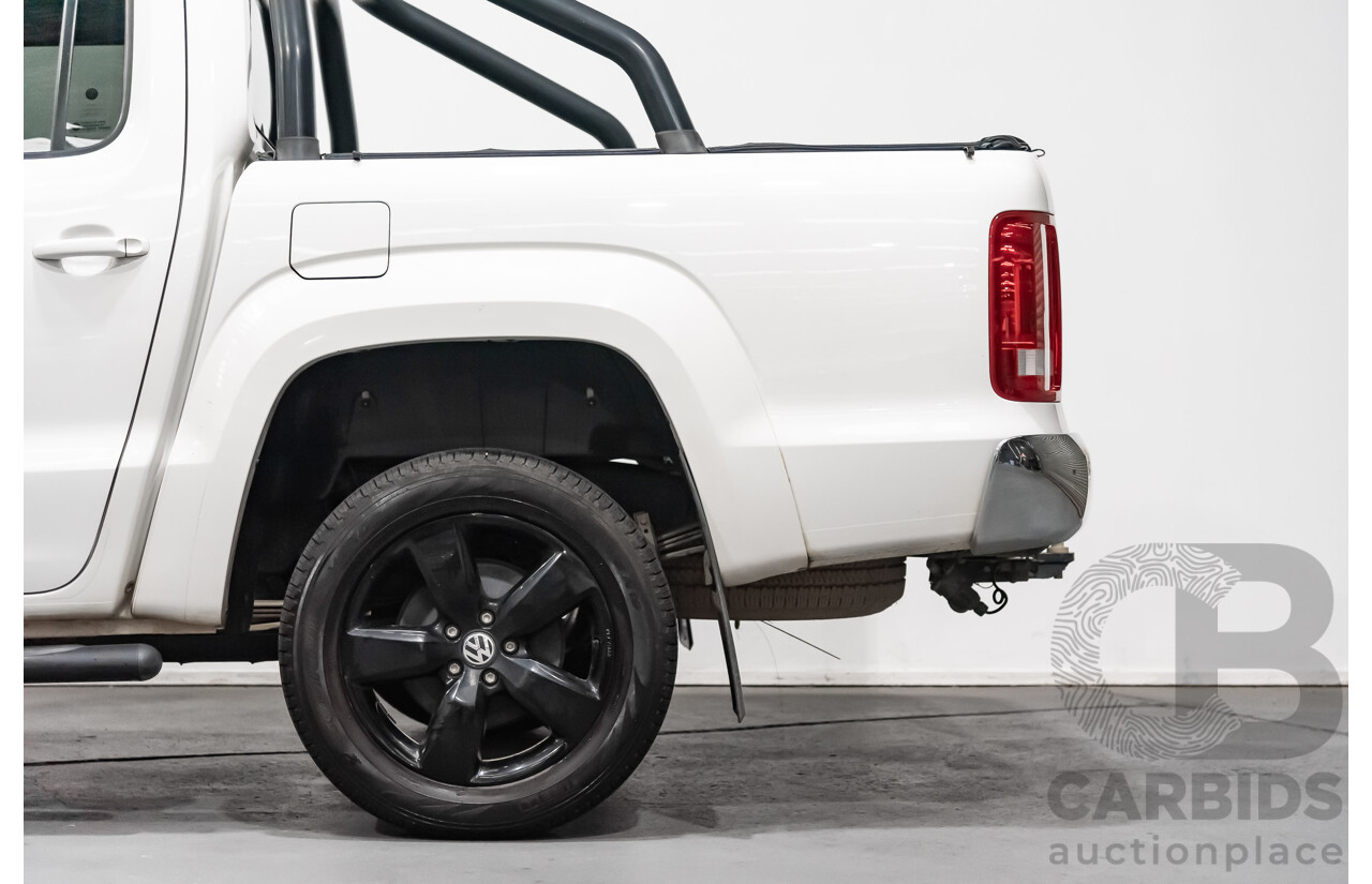 11/2014 Volkswagen Amarok Tdi400 (4x4) 2H Dual Cab Utility White 2.0L Turbo Diesel