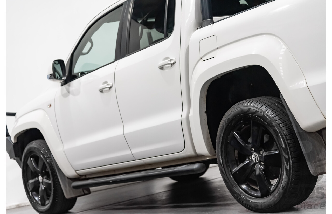 11/2014 Volkswagen Amarok Tdi400 (4x4) 2H Dual Cab Utility White 2.0L Turbo Diesel
