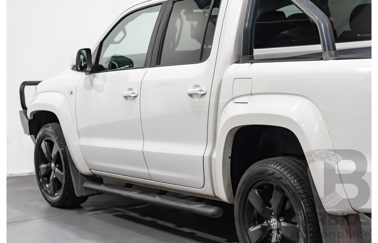 11/2014 Volkswagen Amarok Tdi400 (4x4) 2H Dual Cab Utility White 2.0L Turbo Diesel