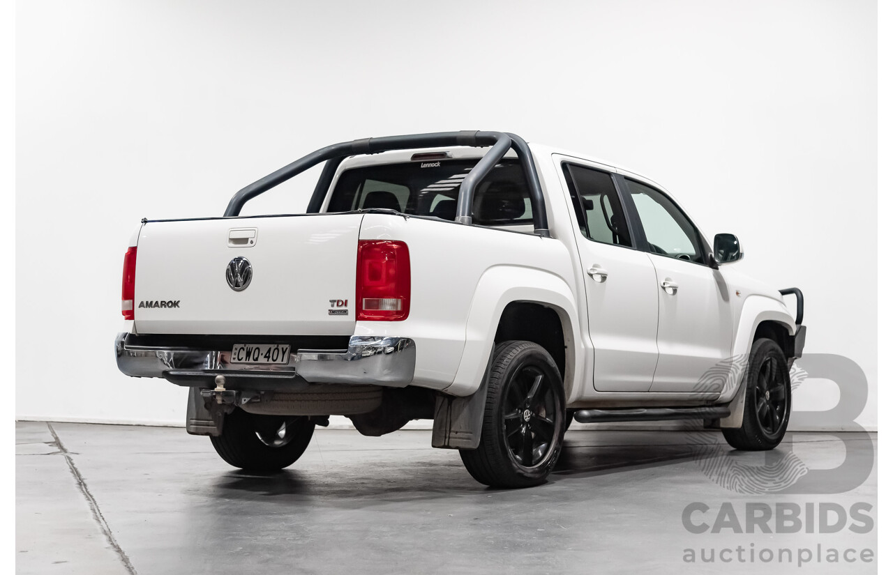 11/2014 Volkswagen Amarok Tdi400 (4x4) 2H Dual Cab Utility White 2.0L Turbo Diesel