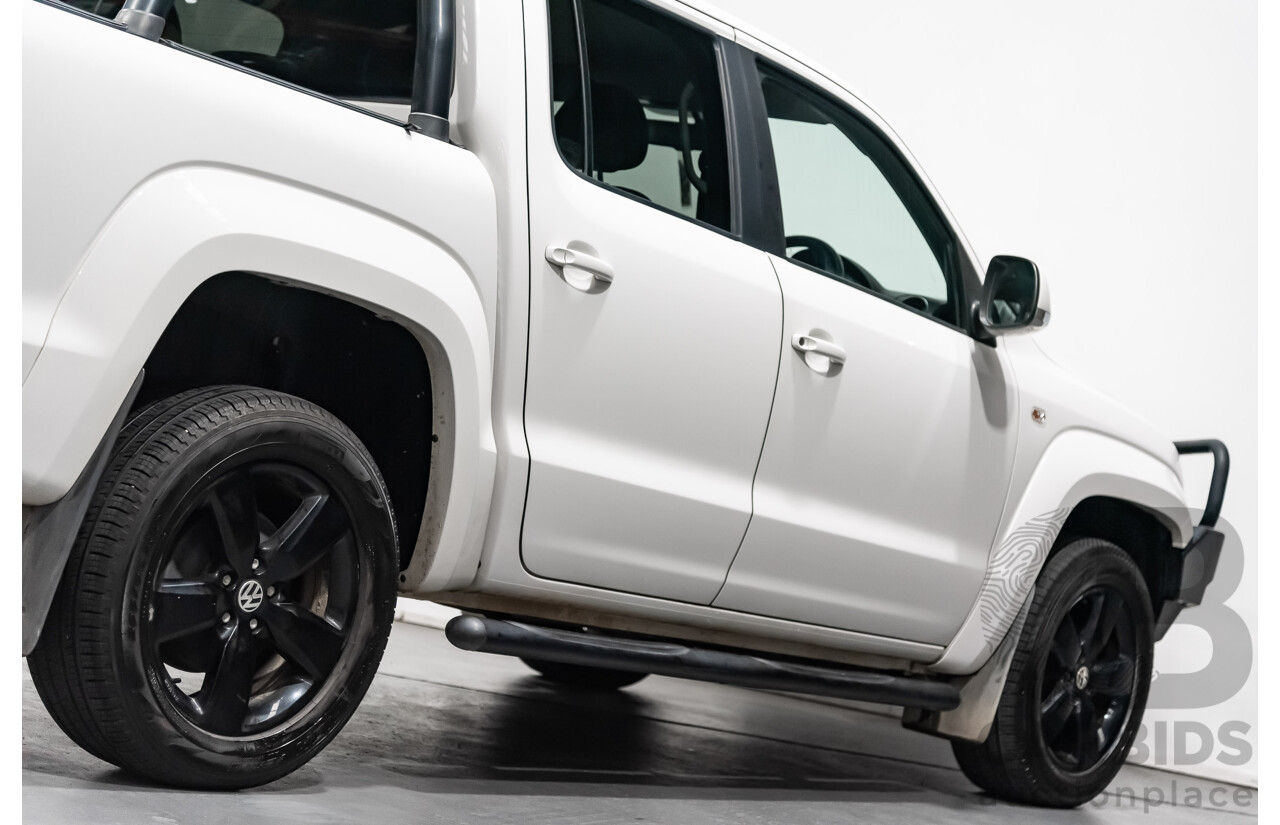 11/2014 Volkswagen Amarok Tdi400 (4x4) 2H Dual Cab Utility White 2.0L Turbo Diesel