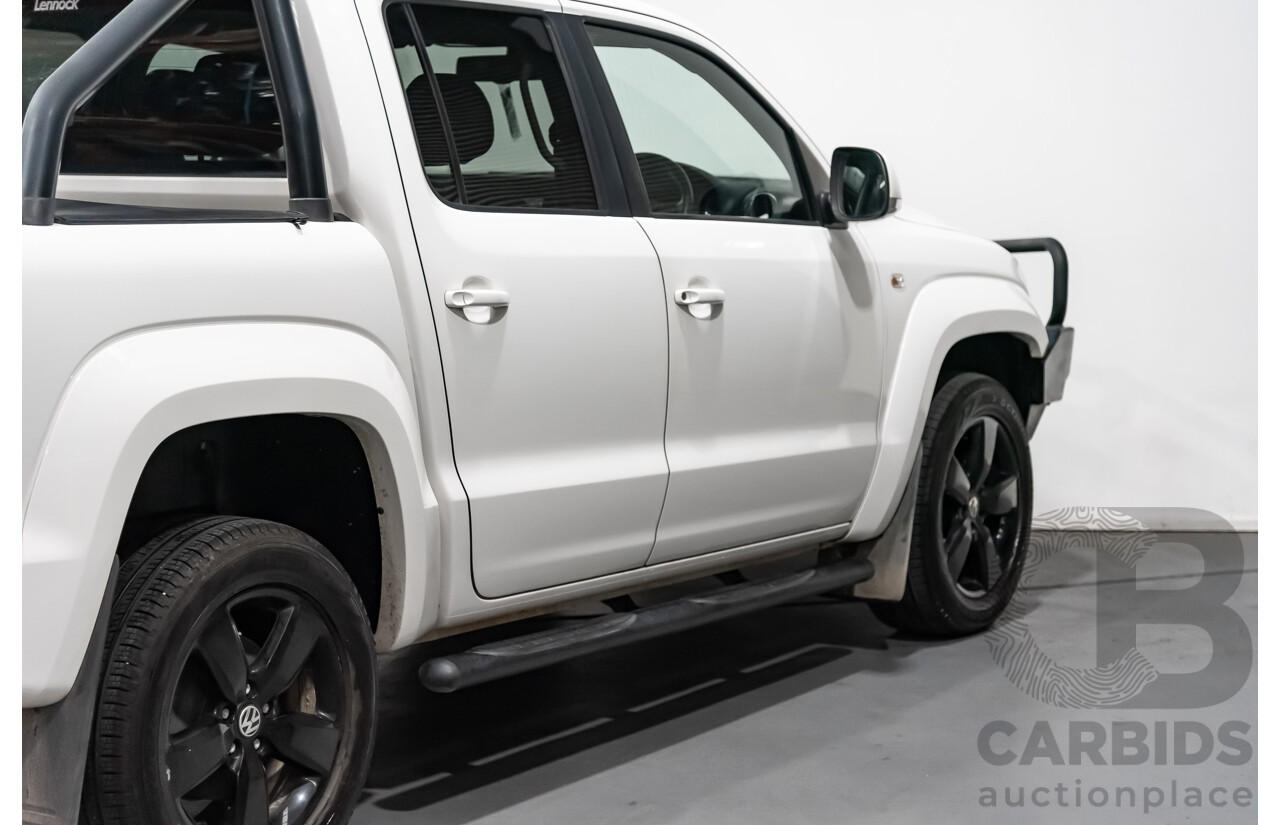 11/2014 Volkswagen Amarok Tdi400 (4x4) 2H Dual Cab Utility White 2.0L Turbo Diesel