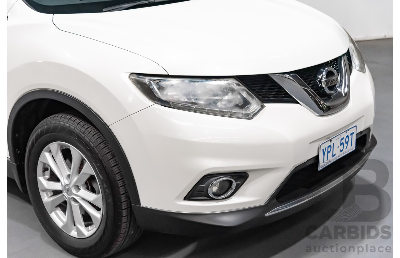 10/2015 Nissan X-Trail ST-L (4x4) T32 4d Wagon White 2.5L