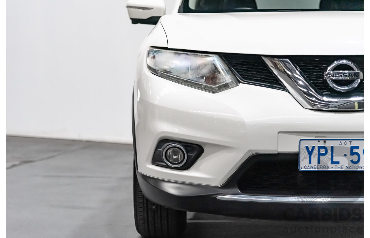 10/2015 Nissan X-Trail ST-L (4x4) T32 4d Wagon White 2.5L